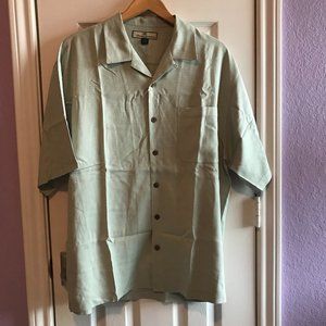 Green Tommy Bahama Silk Short Sleeve
